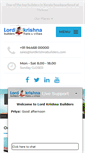 Mobile Screenshot of lordkrishnabuilders.com